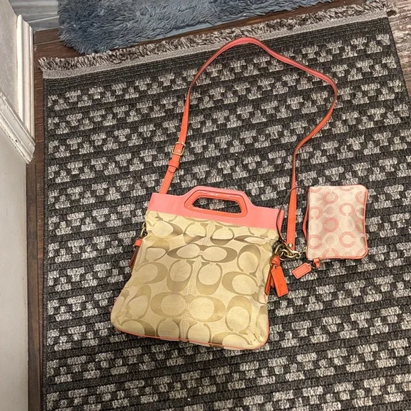 Stylish Gold and Pink Women's Bag/ Bundle of two - Picture 1 of 15